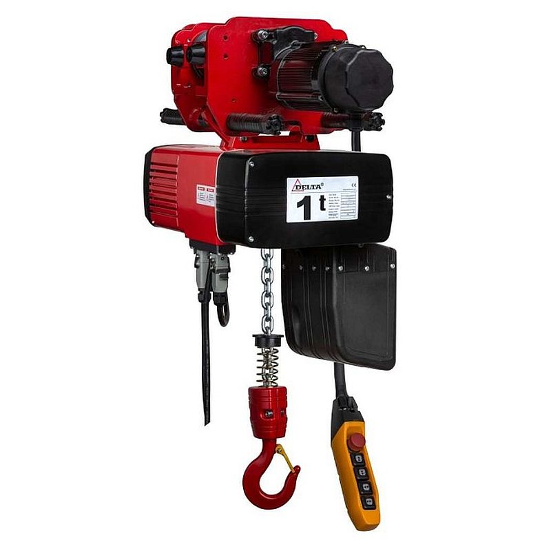 Delta Elektrokettenzug 1000kg, Hakenweg 6m